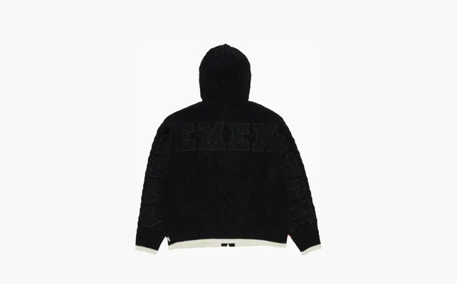 Одежда Supreme x Goodenough Zip Up Hooded Sweater «Black» chyernye