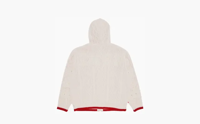 Одежда Supreme x Goodenough Zip Up Hooded Sweater «Stone» kremovye