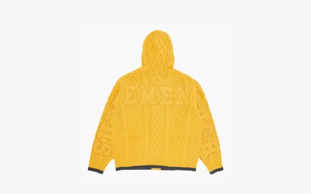 Одежда Supreme x Goodenough Zip Up Hooded Sweater «Yellow» zhyeltye