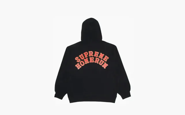 Одежда Supreme x Homerun Hooded Sweatshirt «Black» chyernye