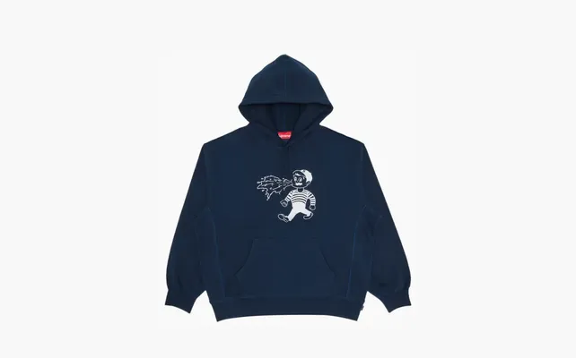 Одежда Supreme x Homerun Hooded Sweatshirt «Navy» sinie
