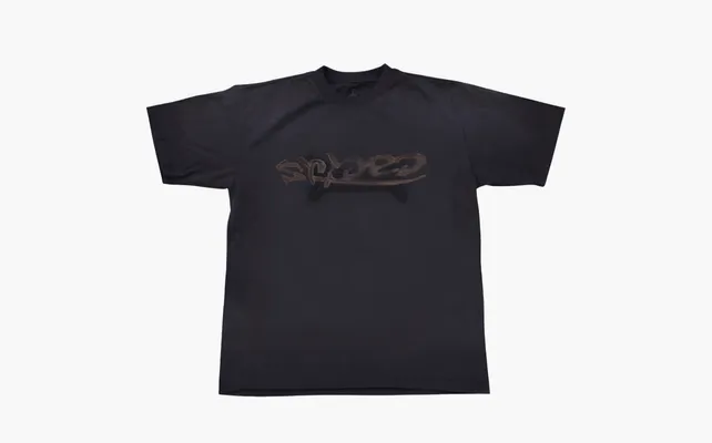 Одежда Travis Scott Cactus Jack Tagged Tee «Black» chyernye