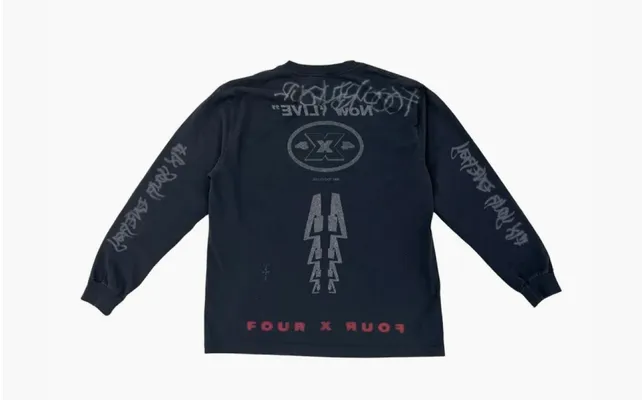 Одежда Travis Scott Fix Your Energy Longsleeve «Blue» sinie