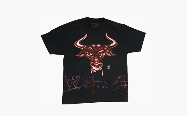 Одежда Travis Scott x WWE Know Your Role The Rock Tee «Black» chyernye