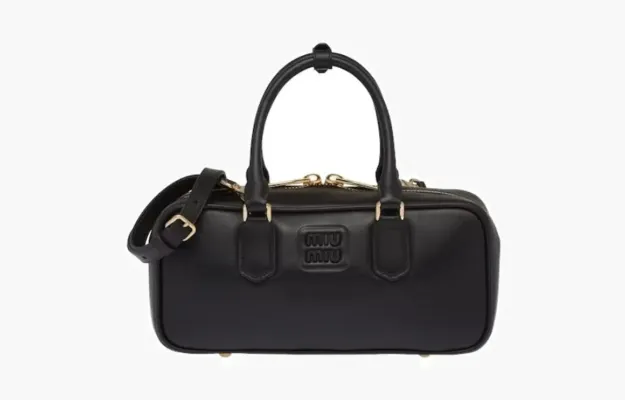 Сумки Miu Miu Arcadie leather bag «Black» черный