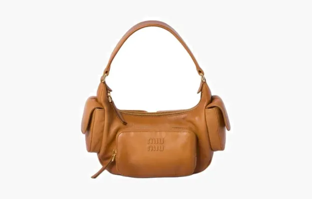 Сумки Miu Miu Baguette shoulder bag коричневый