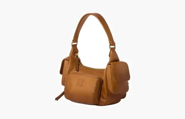 Сумки Miu Miu Baguette shoulder bag коричневый
