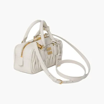 Сумки Miu Miu Arcadie Matelassé Bag «White» белый