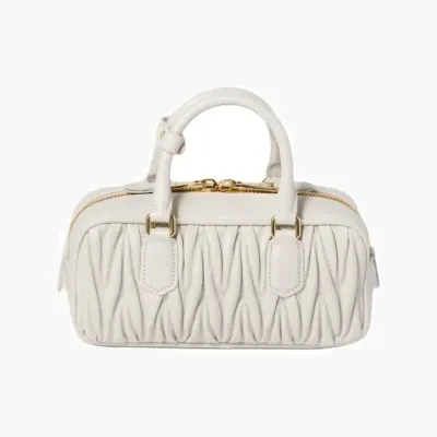 Сумки Miu Miu Arcadie Matelassé Bag «White» белый