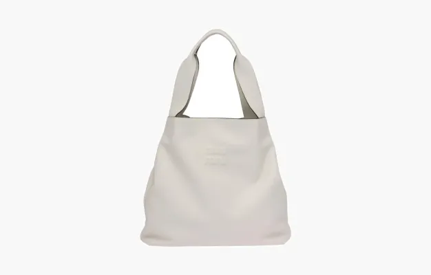 Сумки Miu Miu Leather hobo bag «White» белый