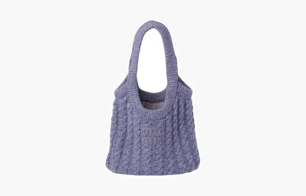 Сумки Miu Miu Knitted Handbag фиолетовый