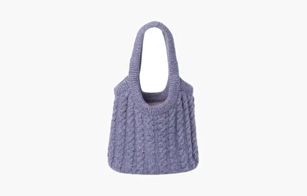 Сумки Miu Miu Knitted Handbag фиолетовый