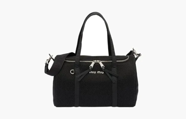 Сумки Miu Miu Mesh Pet Carrier Bag «Black» черный